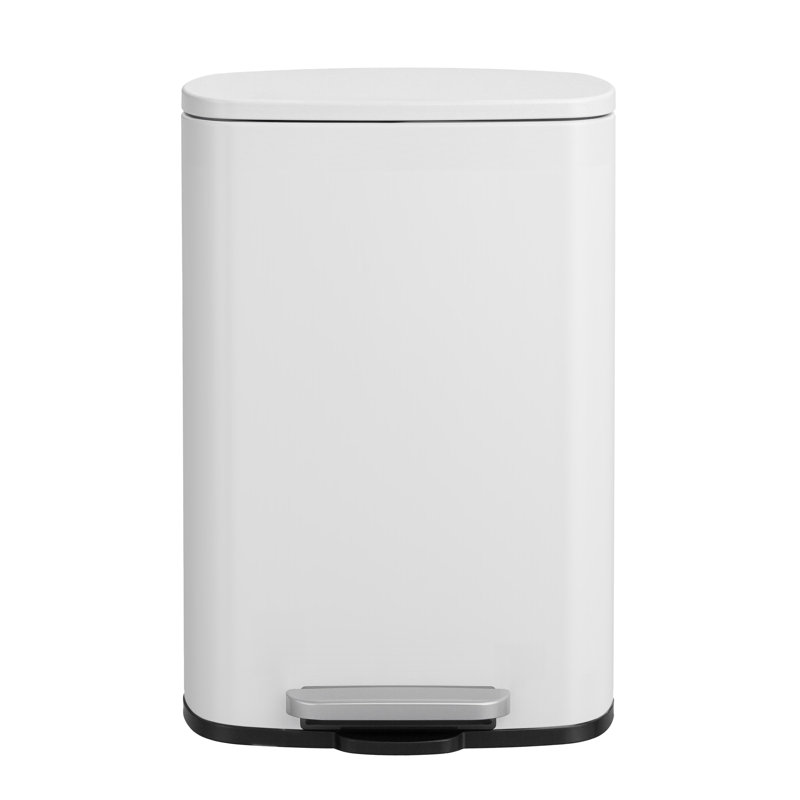 Step On Kitchen Trash Can - 50L, White