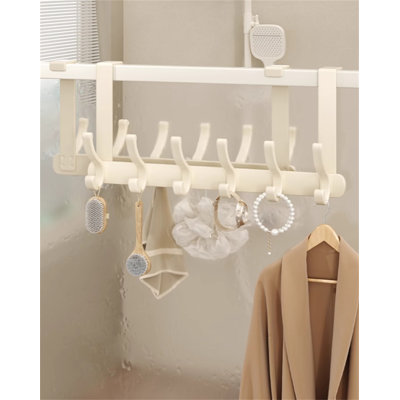 Aluminum Alloy Over-The-Door Hook Rack