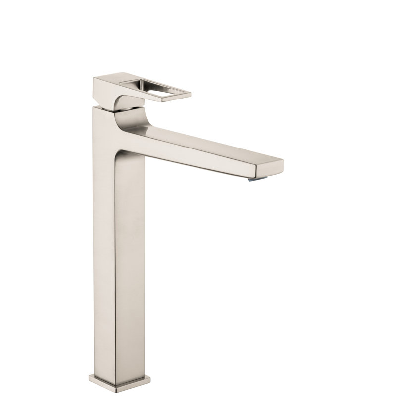 Metropol Low Flow Water Saving Single Hole Bathroom Faucet, Brushed Nickel
