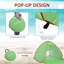 Borotice Pop up Beach Tent UV 30+ Sun Shelter 2x1.5m for 2-3 Person Green