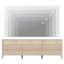 Ensemble de commode d'appoint avec tiroirs 94,5 po Union Rustic-1195665223