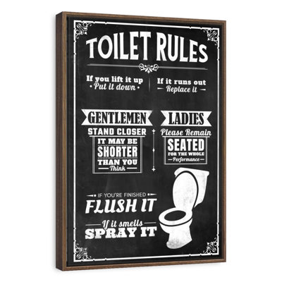 His And Hers Bathroom Rules