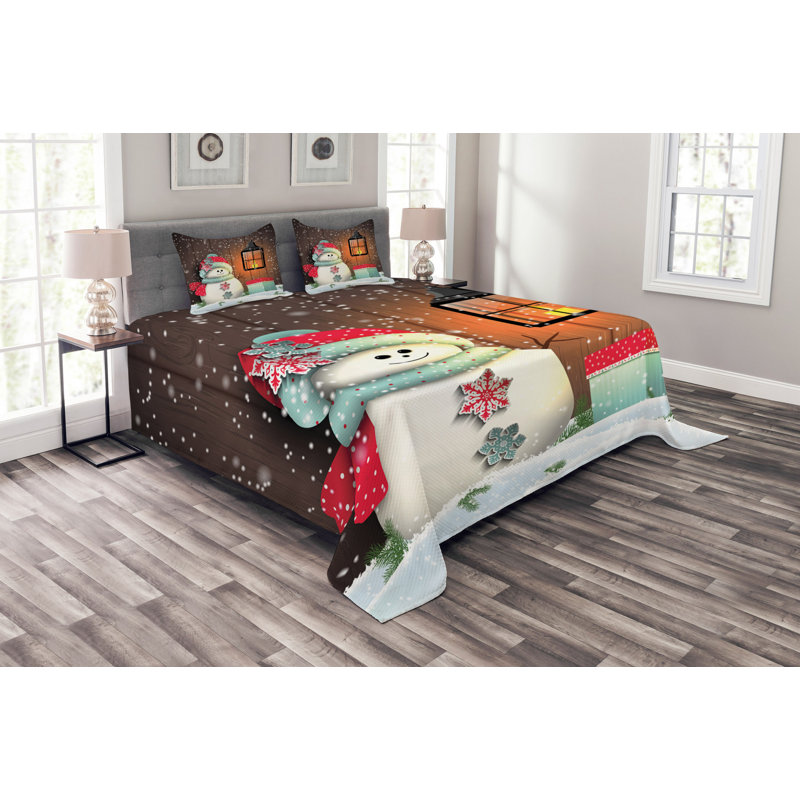 Bedspread Set with Shams, 220 x 264 cm