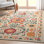  Tapis beige à motif floral beige Apollo Suzani