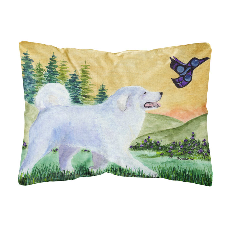 Coussin décoratif intérieur/extérieur great pyrenees