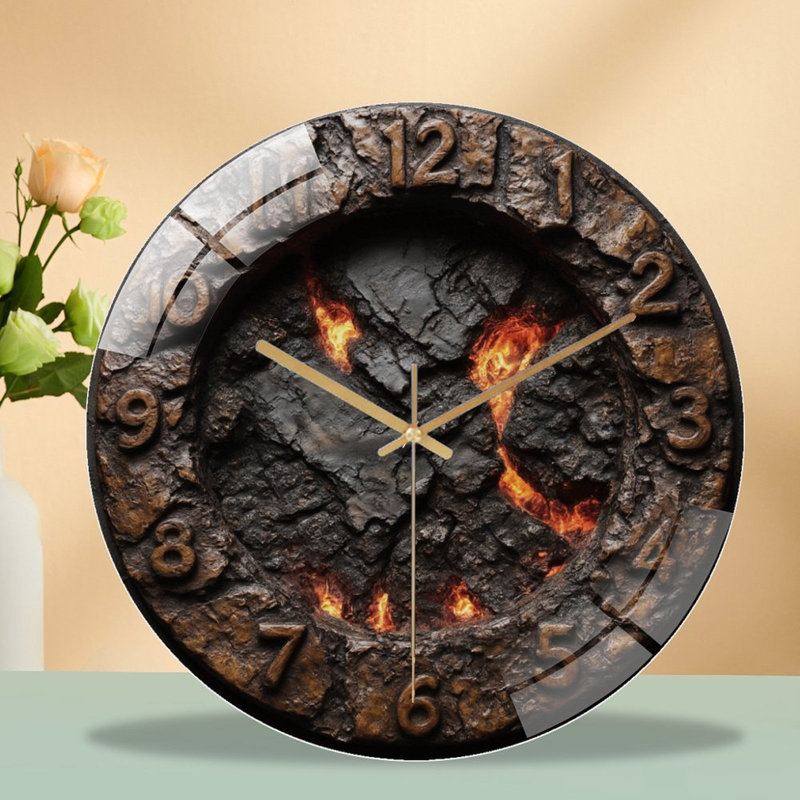 Horloge murale Volcanic