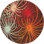 Candelo Soho Hand Tufted Wool/Viscose Abstract Rug in Red/Brown