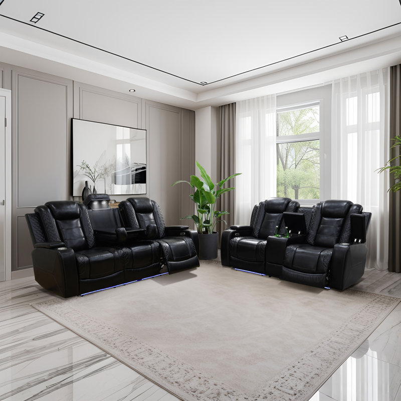 Fauteuil inclinable électrique avec lumière DEL