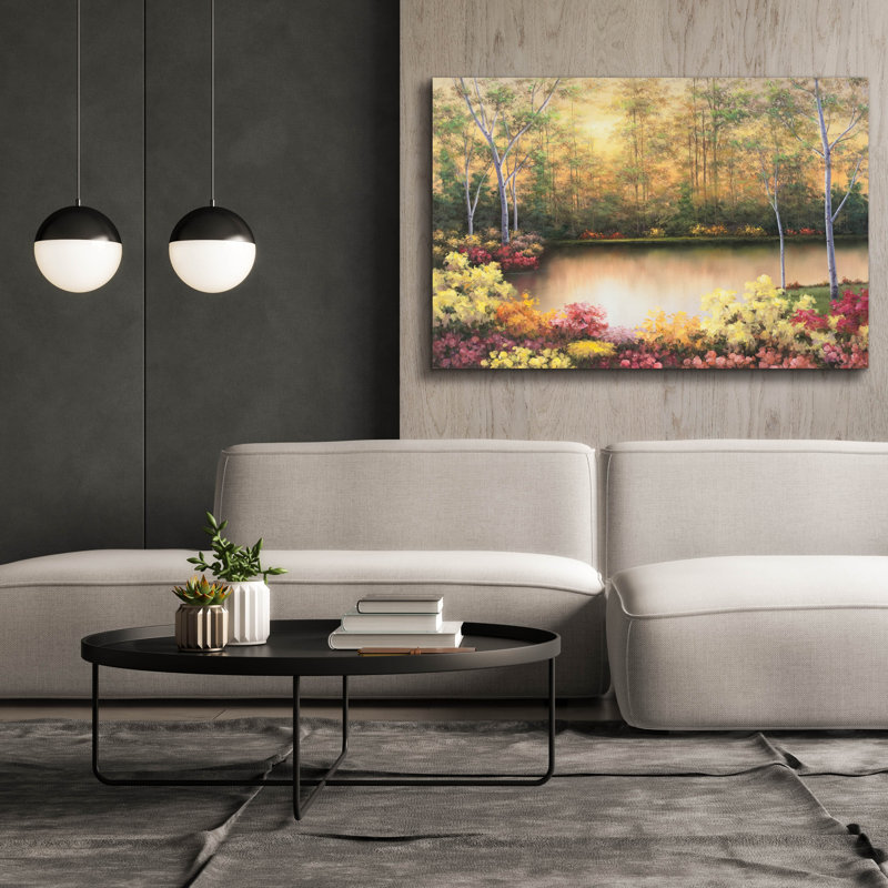 «Bursting in Autumn» par Diane Romanello, art mural sur toile, H 40 po x l 60 po x P 1,5 po