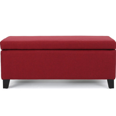 Spacious Storage Seat - Fabric, Birch Legs Fabric , Legged, Roomy Interior
