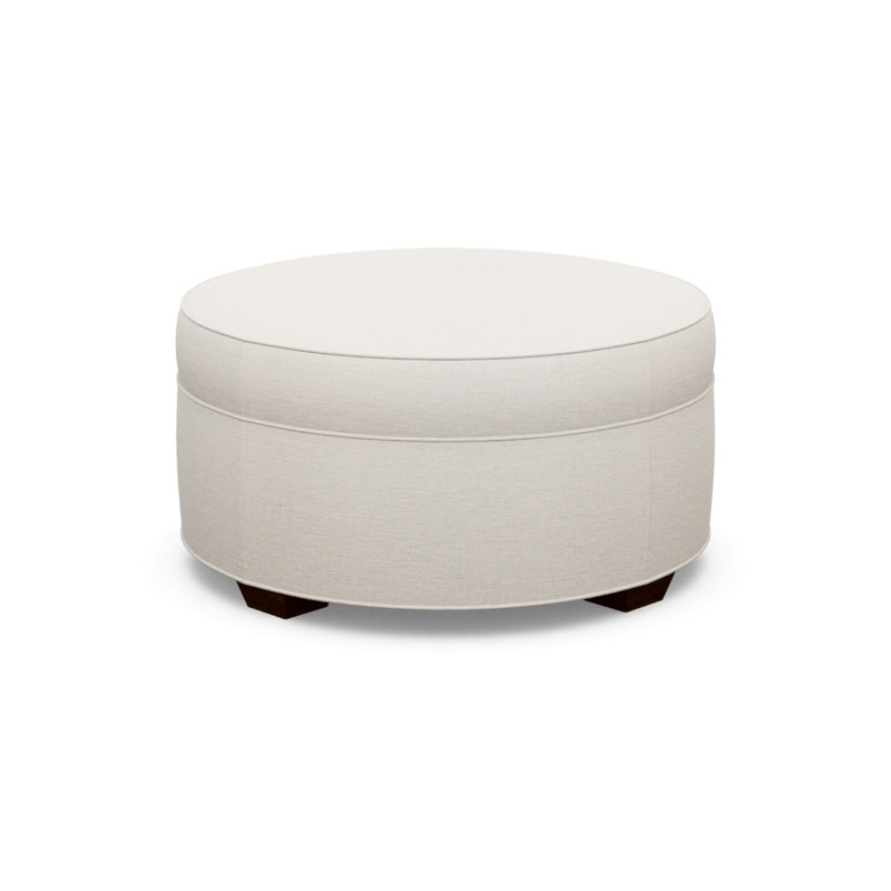 Round Ottoman, Walnut, 3906-73