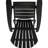 Rustic Dark Gray Folding Chair - Wood For Outdoor Area Gray, Use-113847040