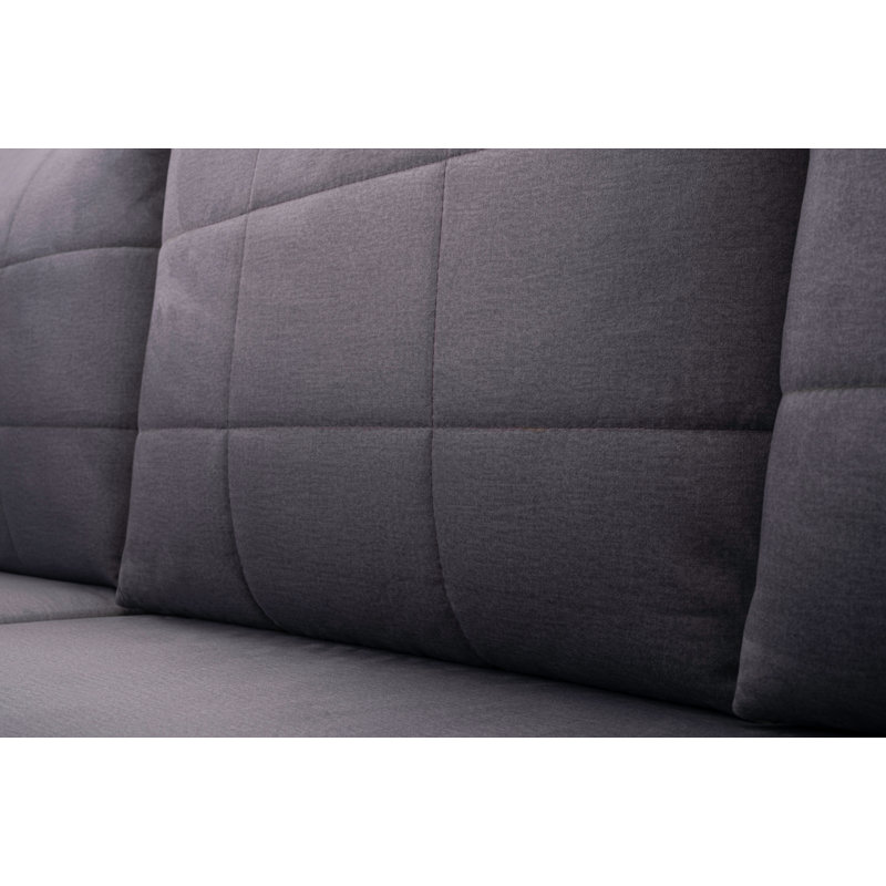 4 Seater Velvet Sofa Bed, Dark green