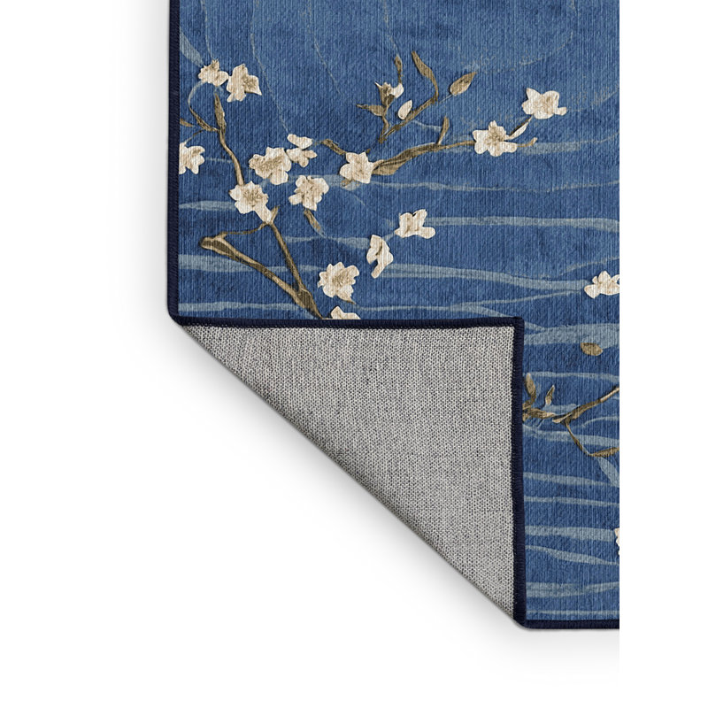 Machine Washable Gray Area Rug, Square 4'