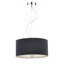 Kiera 3 - Light Polished Chrome Drum Pendant-14733211-13678163