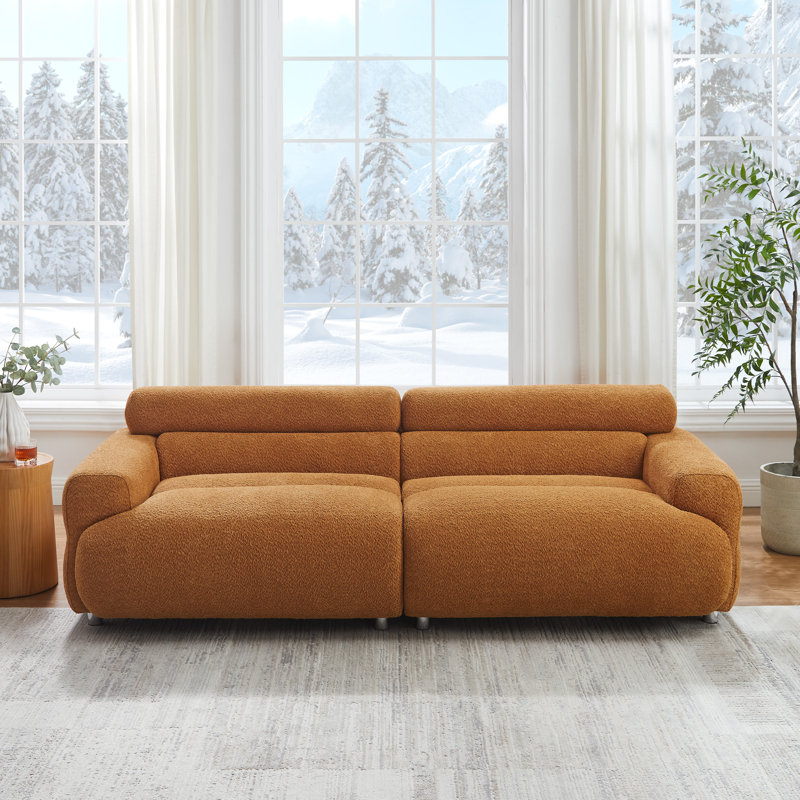 Canapé rembourré 89,37 po Boucle, Cari