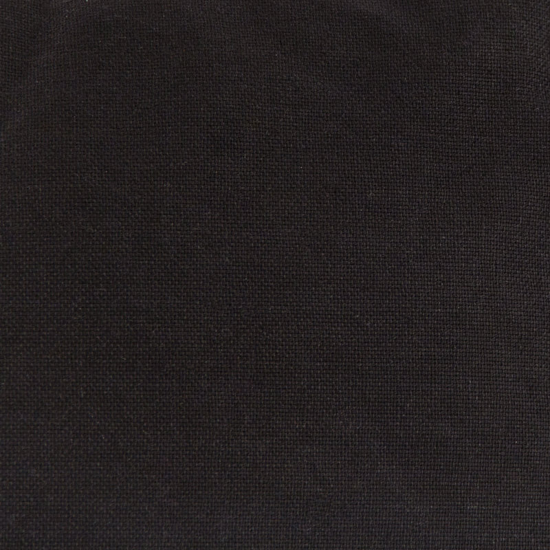 Linen Square Pillow Cover & Insert, Black