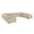Beige Genuine Leather