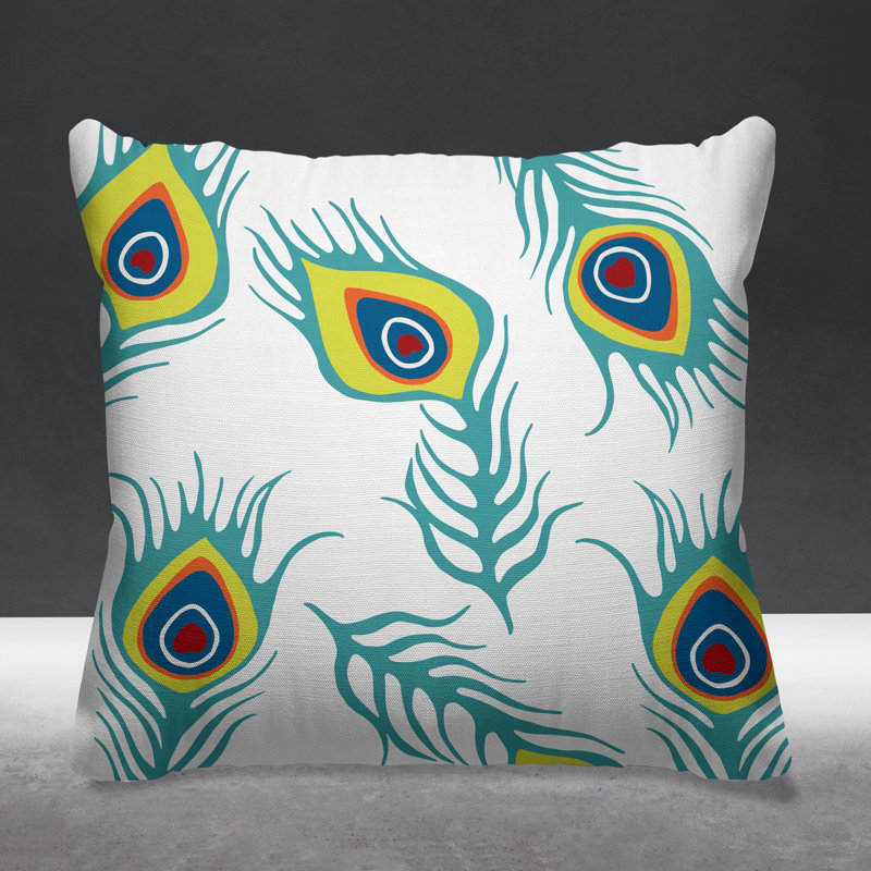 Housse et insert de coussin d'extérieur carré Lake, H 15 po x l 15 po, Blanc