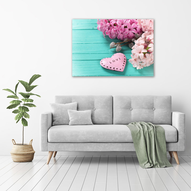 Without And Heart - Wrapped Canvas Print