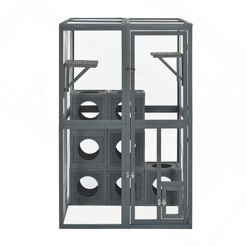 Tablettes d'extérieur pour chat Catio