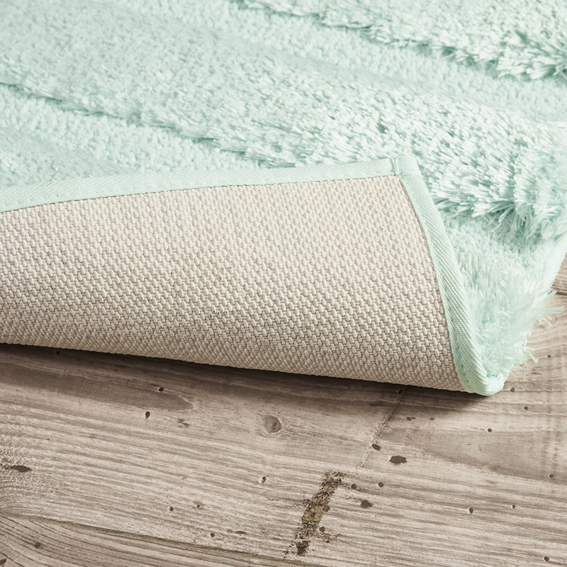 21X34" Bath Rug, , Stripe , , Soft, Fade And Stain , Non-Skid Backing, Easy To Clean Rug In , Stripe, & Bathroom Fall Mat