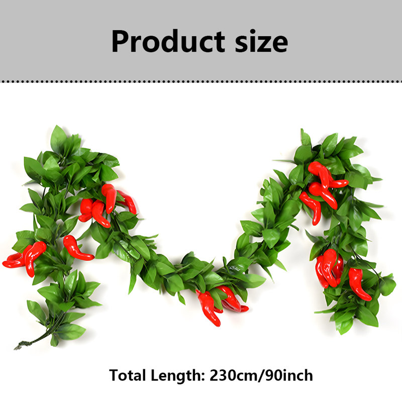 90'' in. Faux Garland