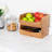 Bamboo Stackable Bin Organizer
