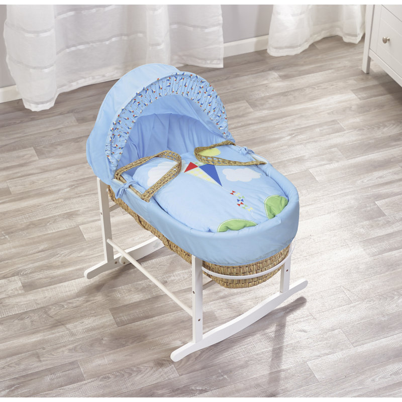Cotton Blend Moses Basket Bedding Set