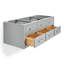 Base de meuble-lavabo simple 54 po Megrez-76034303
