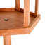 Jairo Wood Freestanding Hopper Bird Feeder