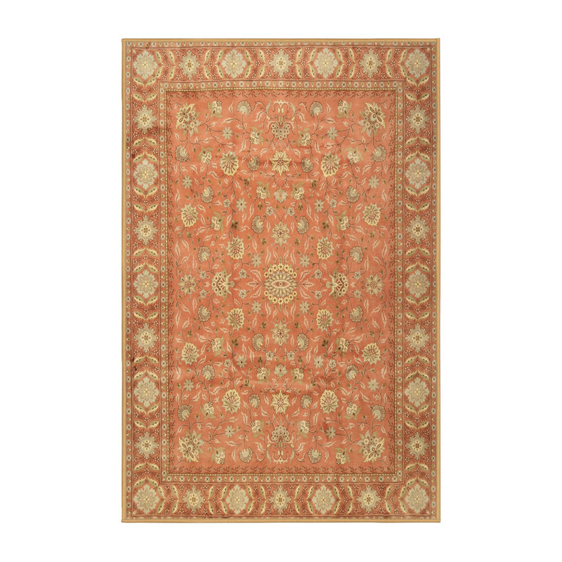 Tapis traditionnel beige / rose clair Craigwood, Rectangle 5 pi x 7 pi