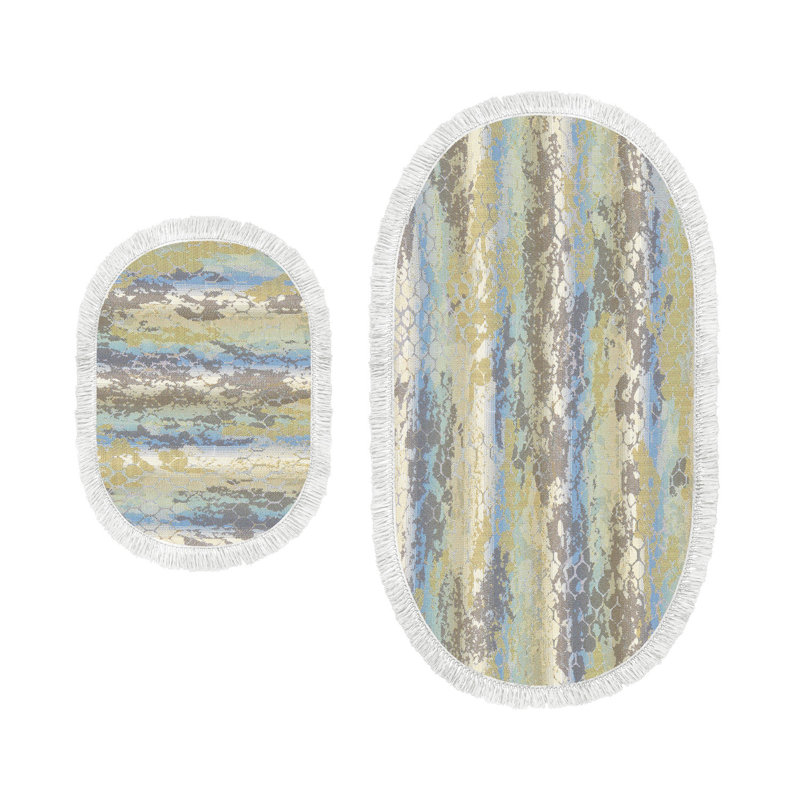 Ensemble de tapis de bain 2 pièces Merci