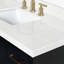 Ensemble de meuble-lavabo simple en bois massif 48 po avec lavabo en quartz Carrara de 1,5 po Tidworth-749869066-761863593