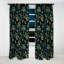 Motif damassé de luxe doré et vert III - Rideau Ikat - Rideau damassé occultant en velours - 1 panneau-107535953