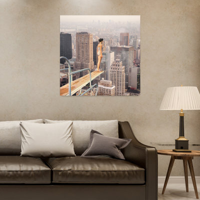Art contemporain contemporain, paysage abstrait