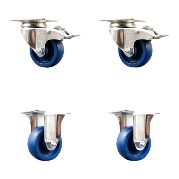 Service Caster Polyurethane Casters | Wayfair