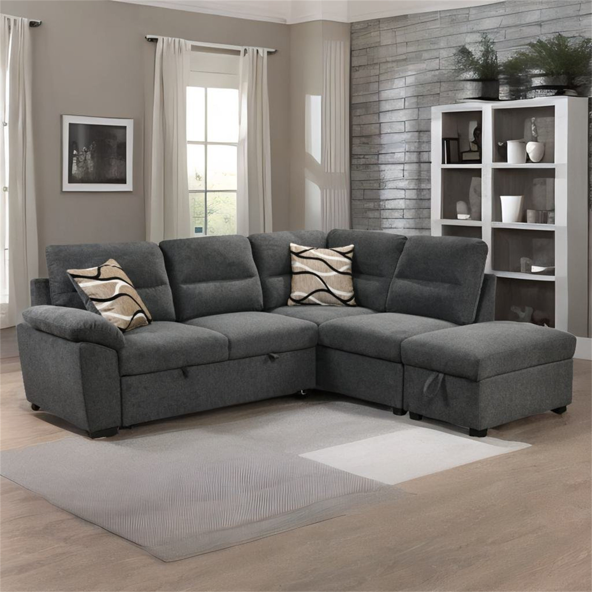 Fold out 2024 couch with storage