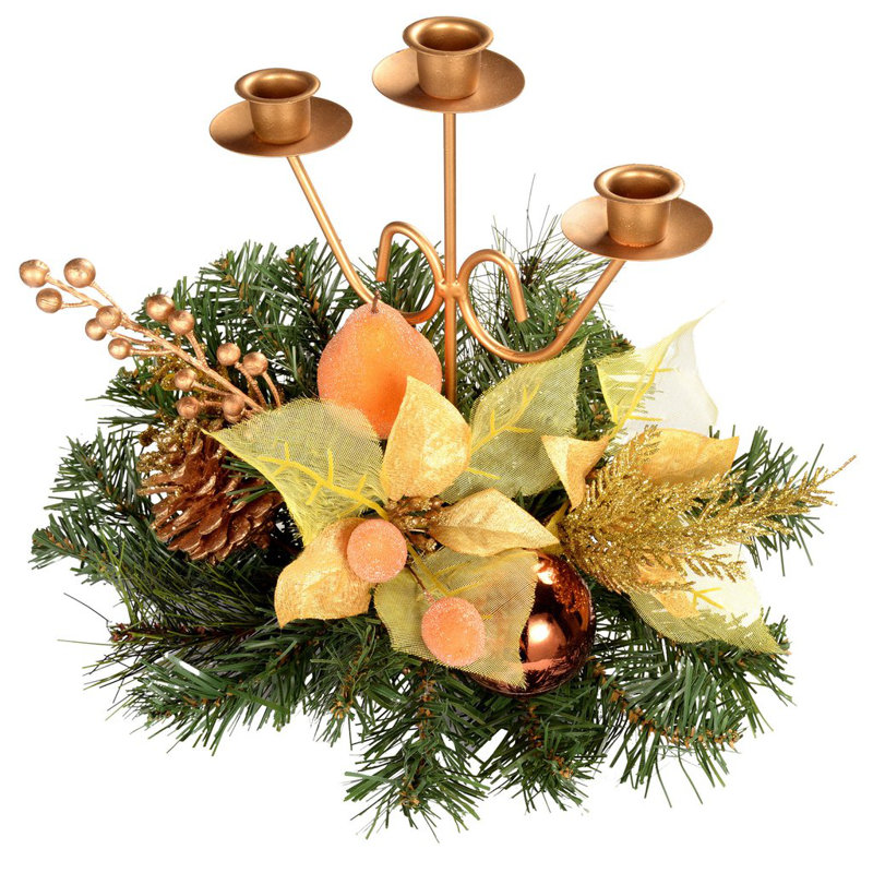 Metal Tabletop Candelabra