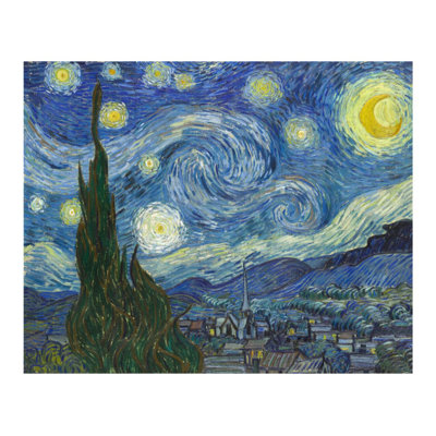 «The Starry Night» par Vincent van Gogh - Estampe numérique