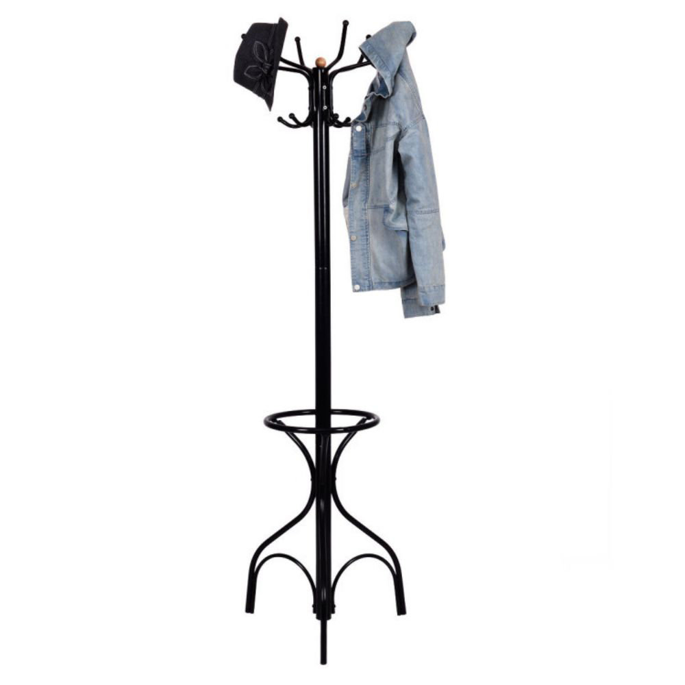 Red Barrel Studio® Jeri Steel Freestanding 12 Hook Coat Rack Wayfair