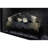 Electric Fireplace 33 Inch Insert: Smokeless, Touch Panel Heater, 1500W, 4 Flame Colors, Adjustable Brightness & Speed, /Ul , 5000 /H, 400 Sq. Ft. Heat, 2 Installation Methods, 3D With Crackling