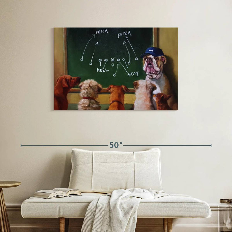 Game Plan, 26" H x 39" W