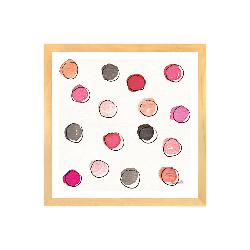 Art de type chic accents viia, H 24 po x l 24 po x P 1 po, Papier encadré naturel
