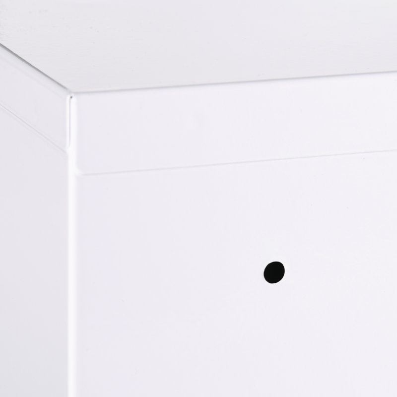 Rangement pour salle de bain Mekensie, Blanc, L 15,7 po x L 21,1 po