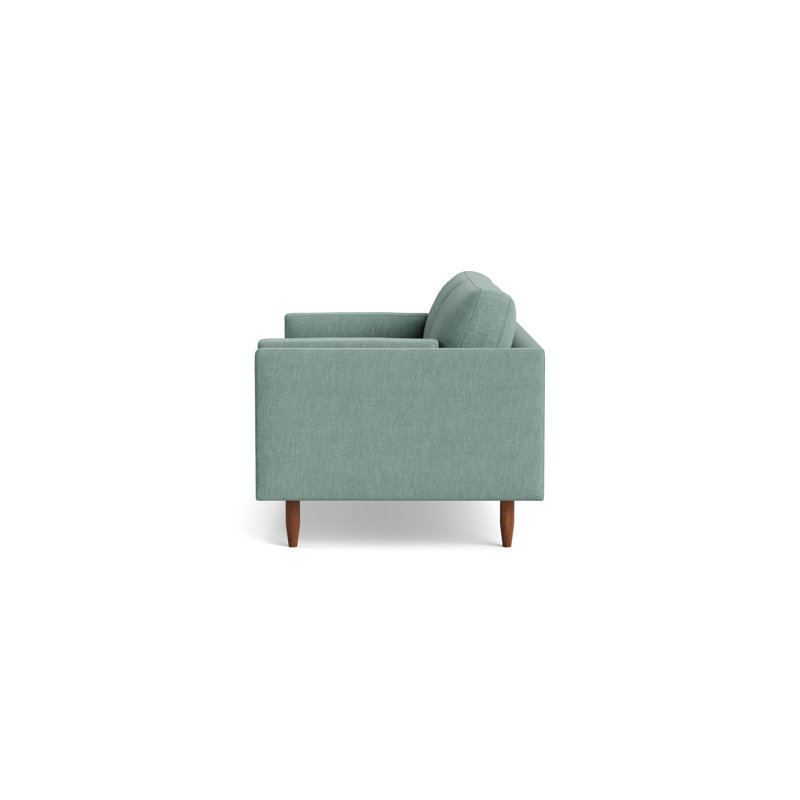 Skinny Fat Loveseat (70"), Performance Weave - Spa