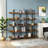 Cassander 70.5"H X 70.9"W Wood Double 5-Tier Bookcase-703623758