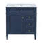 Meuble-lavabo moderne de 30 po avec lavabo supérieur, 2 tiroirs, tiroir basculant et tablette réglable pour un rangement efficace-1771622320-1771622321