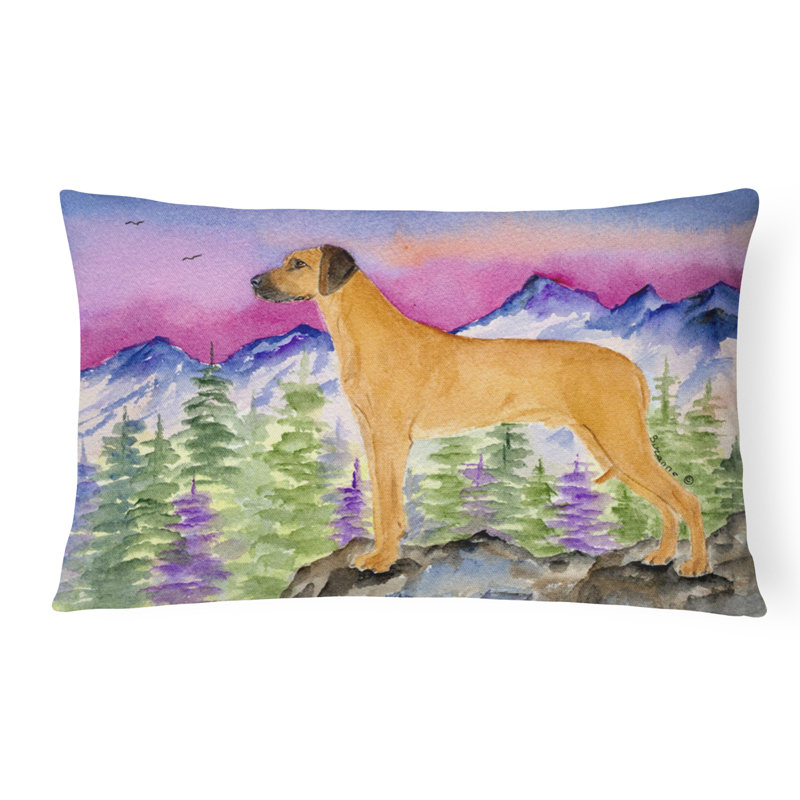 Coussin décoratif intérieur/extérieur rhodesian ridgeback