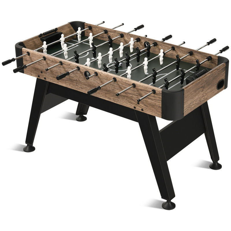 Table de babyfoot L 54 po avec tiges télescopiques RayChee, Grain de bois clair